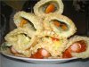Как приготовить горячую закуску с вафельными коржами?