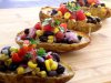 Как приготовить картофельные лодочки с кукурузой и фасолью?