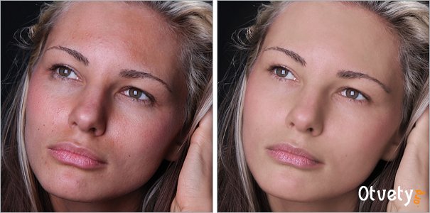 Как сделать в Фотошопе гладкую кожу Как сделать в Фотошопе гладкую кожу