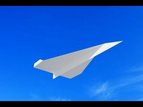 Как сделать бумажный самолетик летающий?